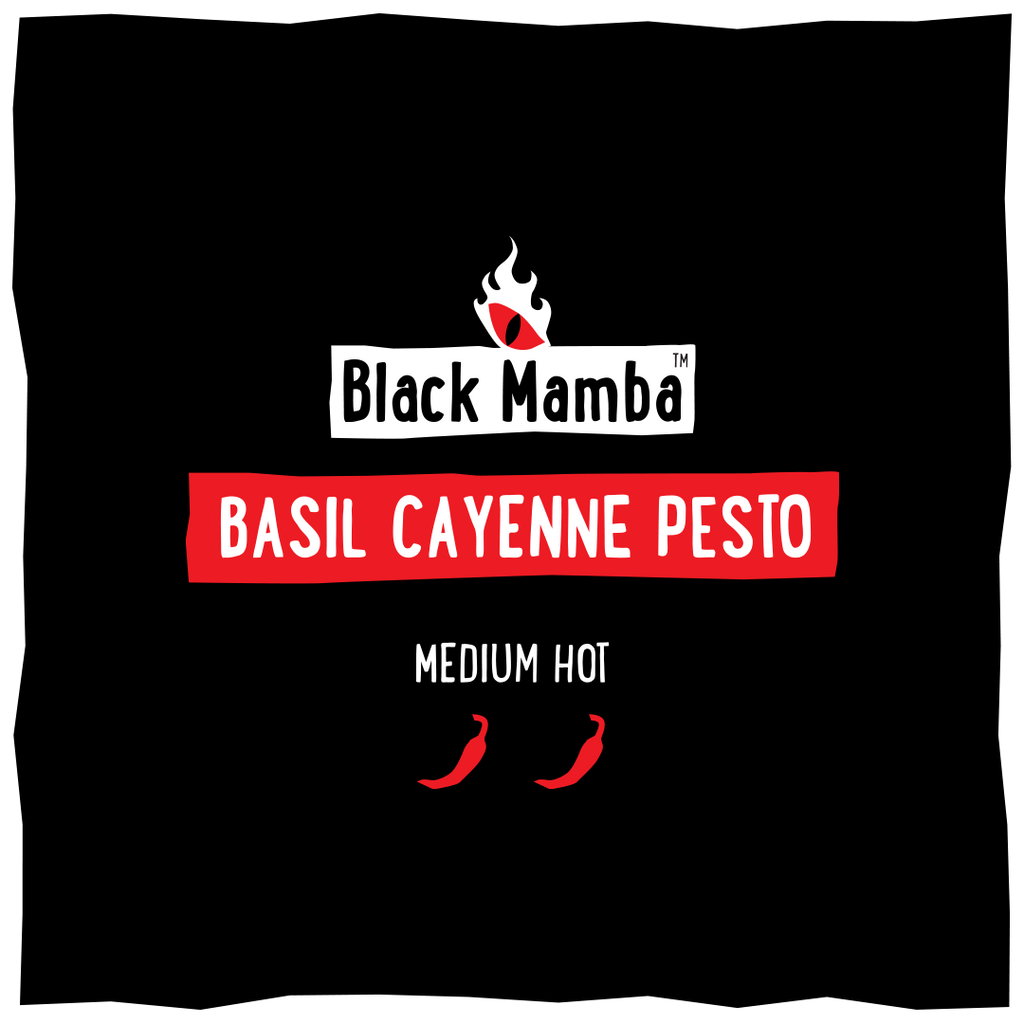 Basil & Cayenne Pesto - Black Mamba Chilli