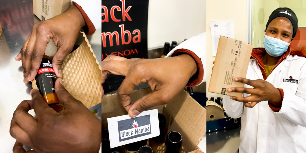 Black Mamba Packaging protects our products & the planet!