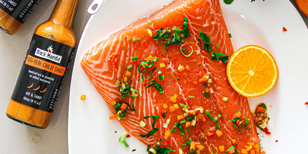 Sweet & Spicy Baked Salmon