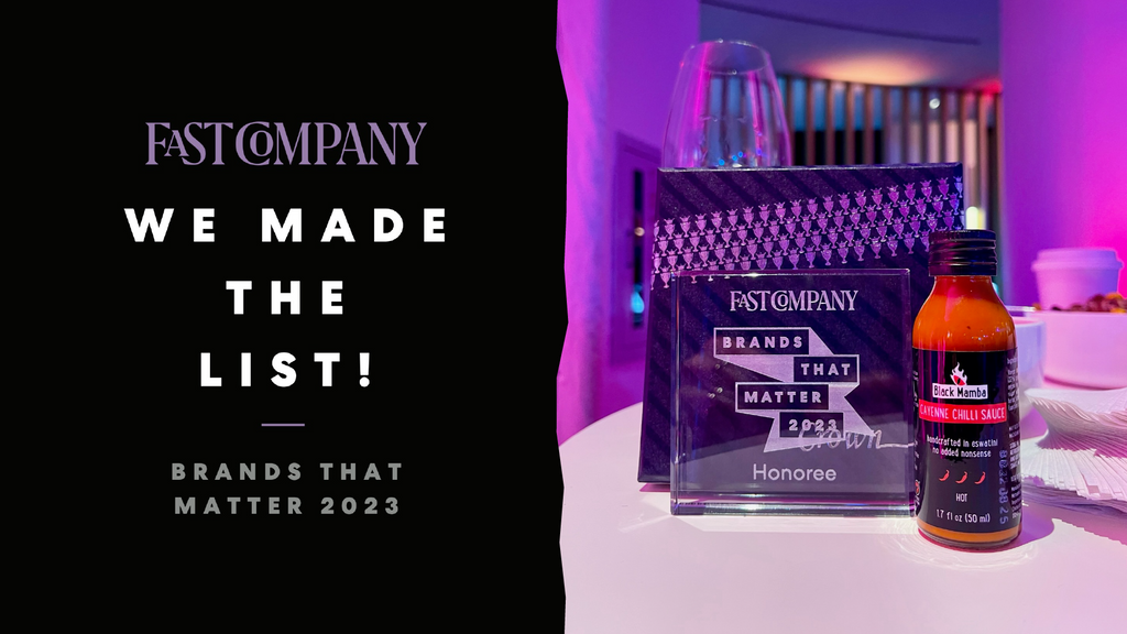 BLACK MAMBA Recognised on Fast Company's 2023 Brands That Matter List