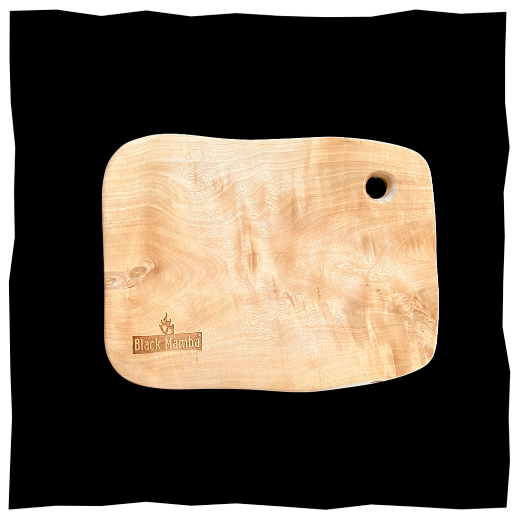 Black Mamba Hand-Carved Wooden Chopping Board - Black Mamba Chilli