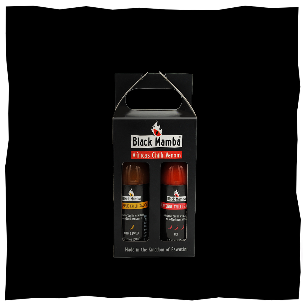 Africa's Chilli Venom Gift Pack - Pocket Edition (4 x 50ml) - Black Mamba Chilli